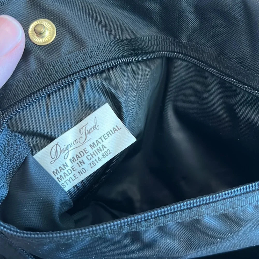 Medallion Chain print folding cosmetic jewelry travel bag